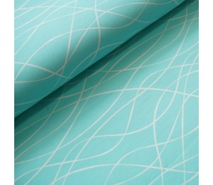 Biojersey Stoffonkel Mystripes laguna